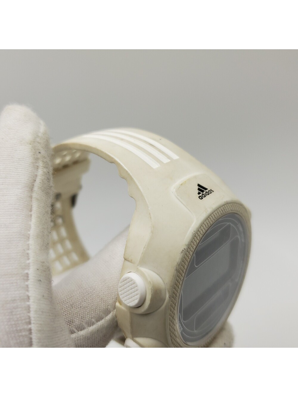 Adidas White ADP6083 Digital Watch Mens 53mm New Battery - Picture 11 of 14
